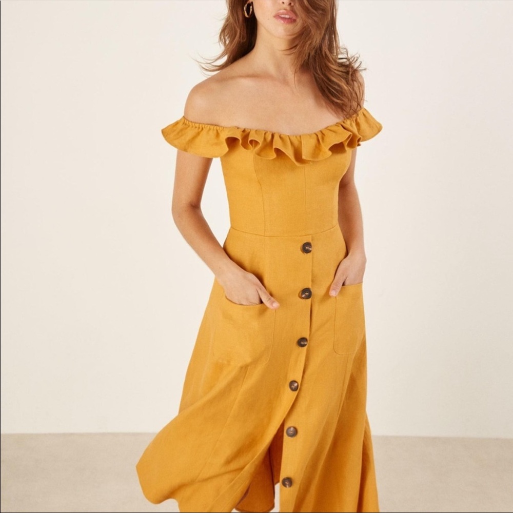 Reformation Linen Dress